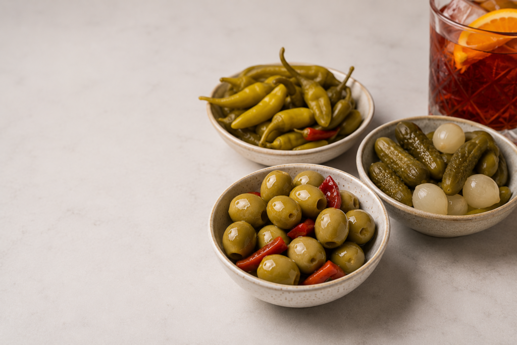 Las mejores conservas y encurtidos para un aperitivo perfecto